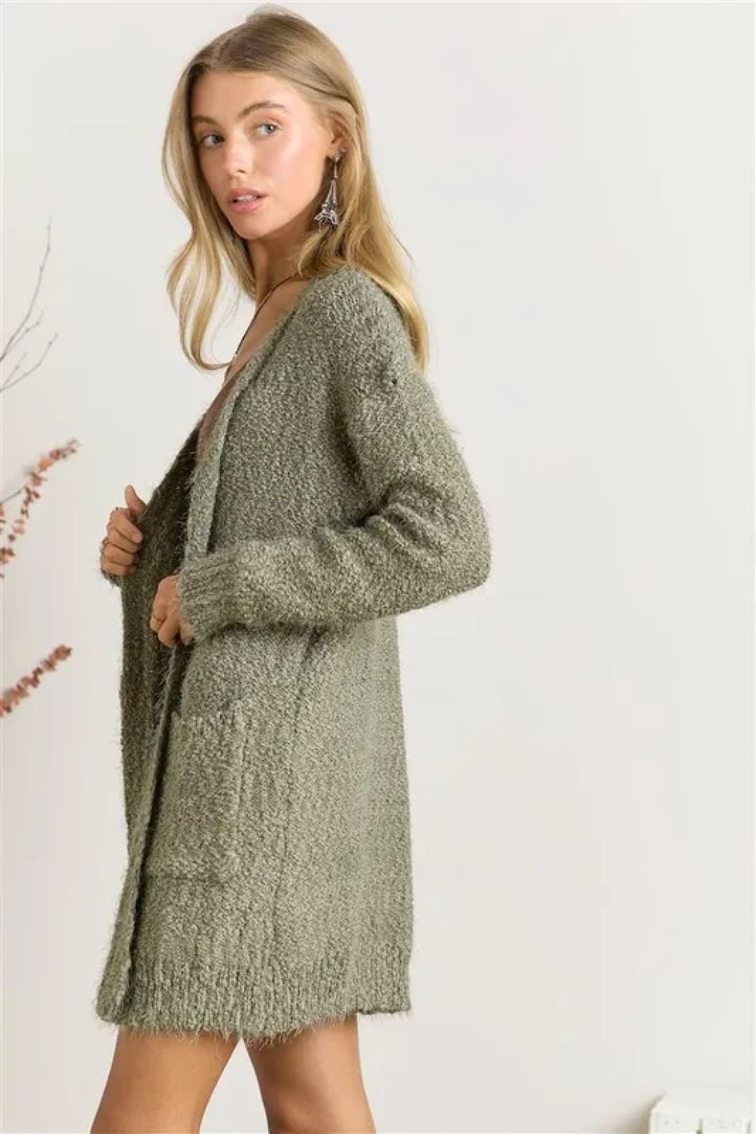 ADORA Comfy Fuzzy Sweater Cardigan