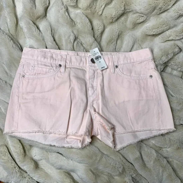 Ann taylor loft hot sale jean shorts