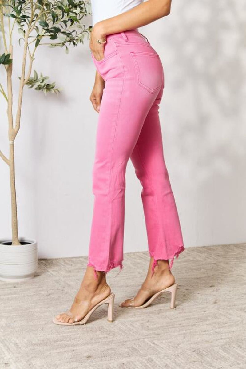 BAYEAS Frayed Hem Bootcut Jeans | Women’s Jeans
