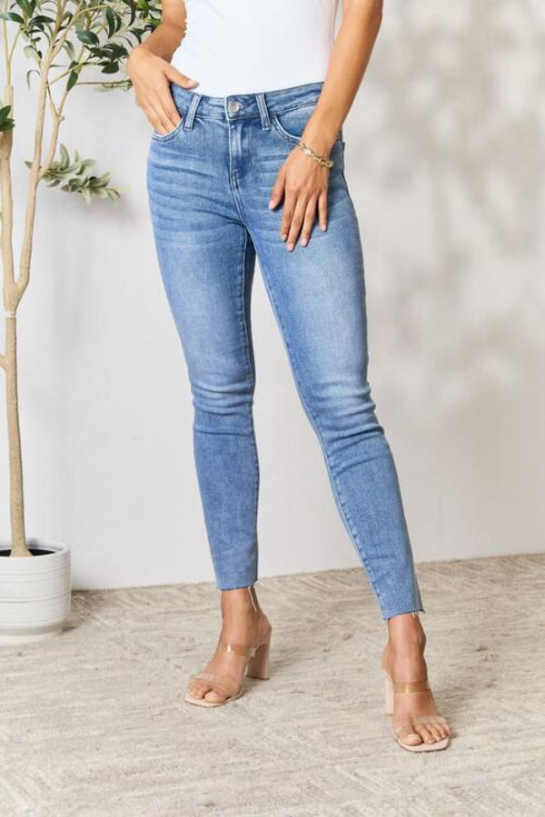 BAYEAS Raw Hem Skinny Jeans | Women’s Jeans