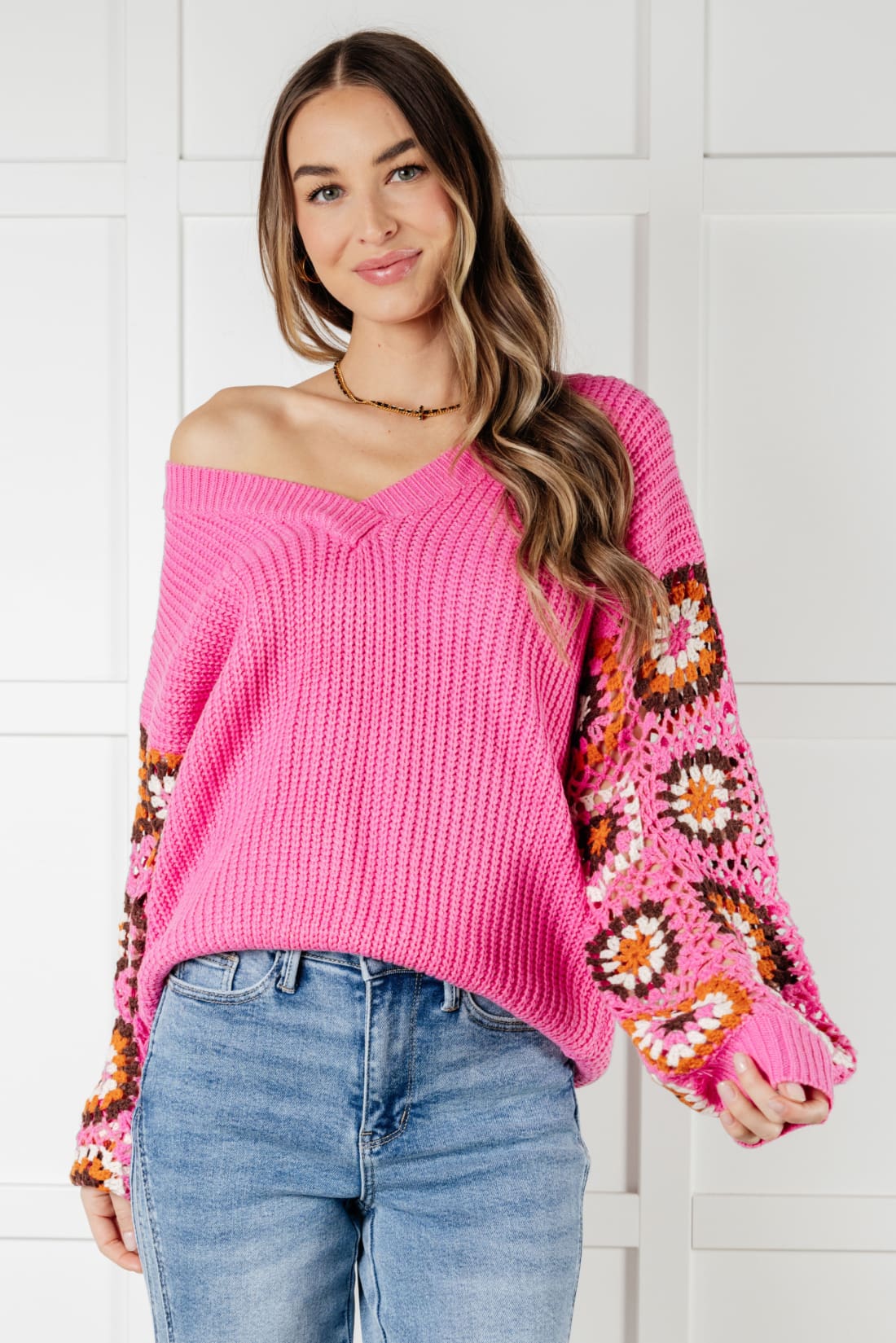 Can’t Stop this Feeling V-Neck Knit Sweater