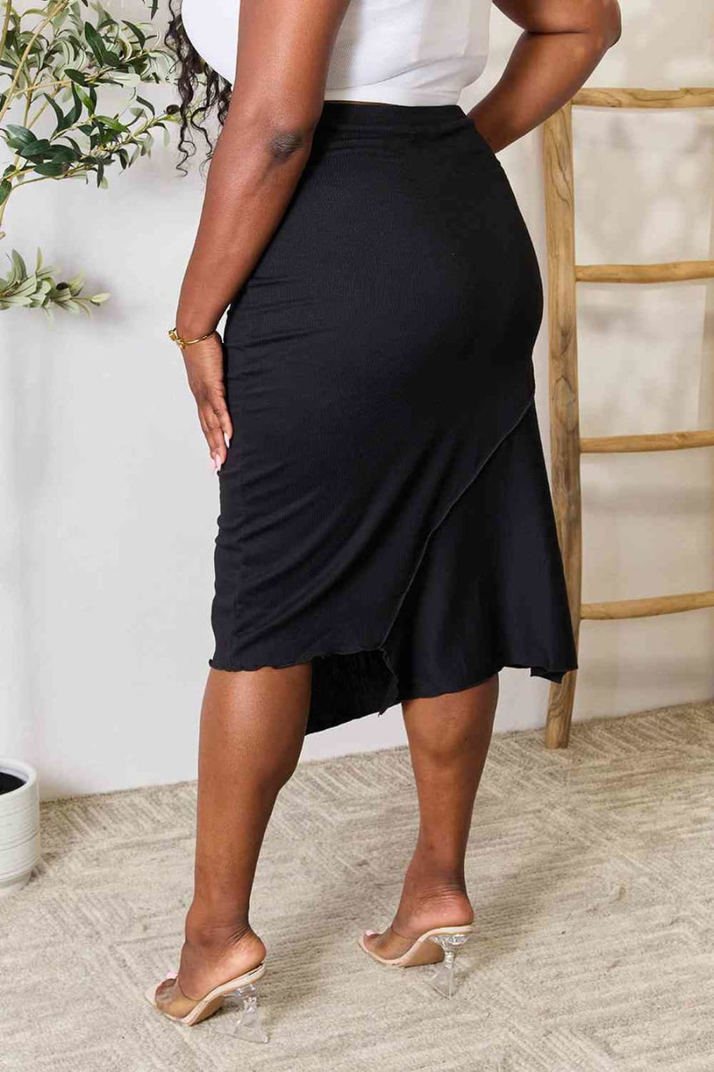 Culture Code Full Size High Waist Midi Skirt | midi skirt
