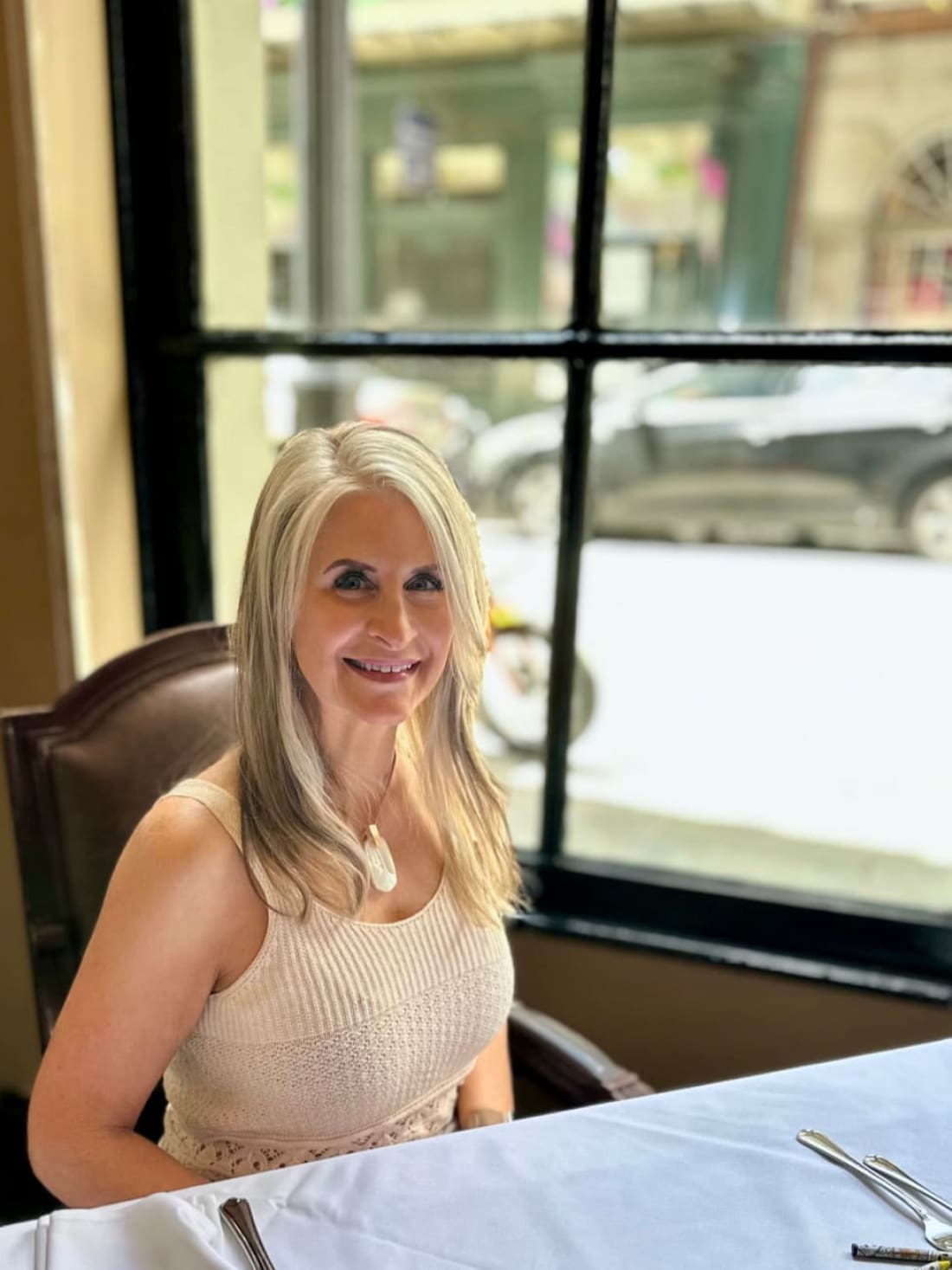 Day Dancing Ruffle Knit Tank Top