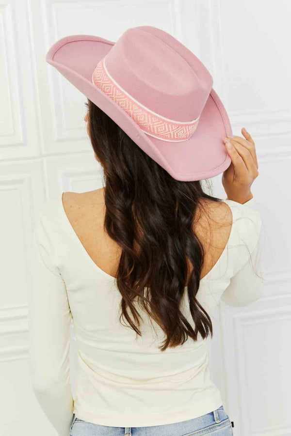 Fame Western Cutie Cowboy Hat in Pink | Hat