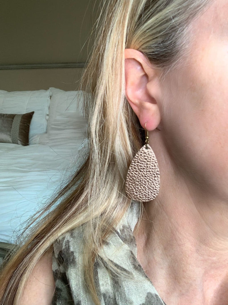 Featherweight Faux Leather Earrings | earrings