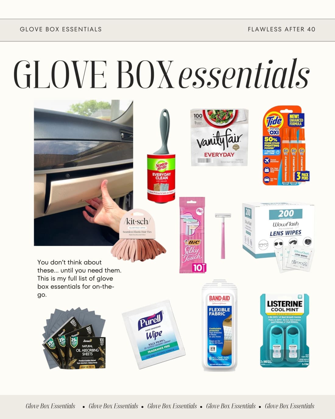 Glove Box Essentials