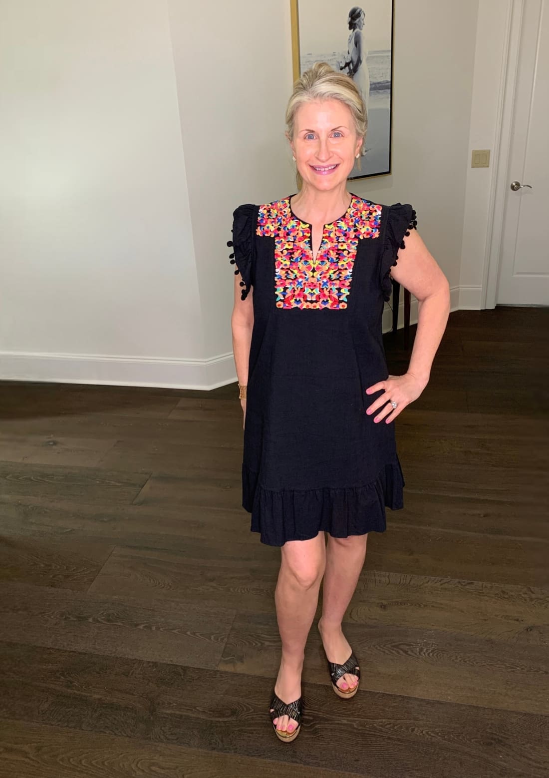 Mexican Inspired Embroidered Dress