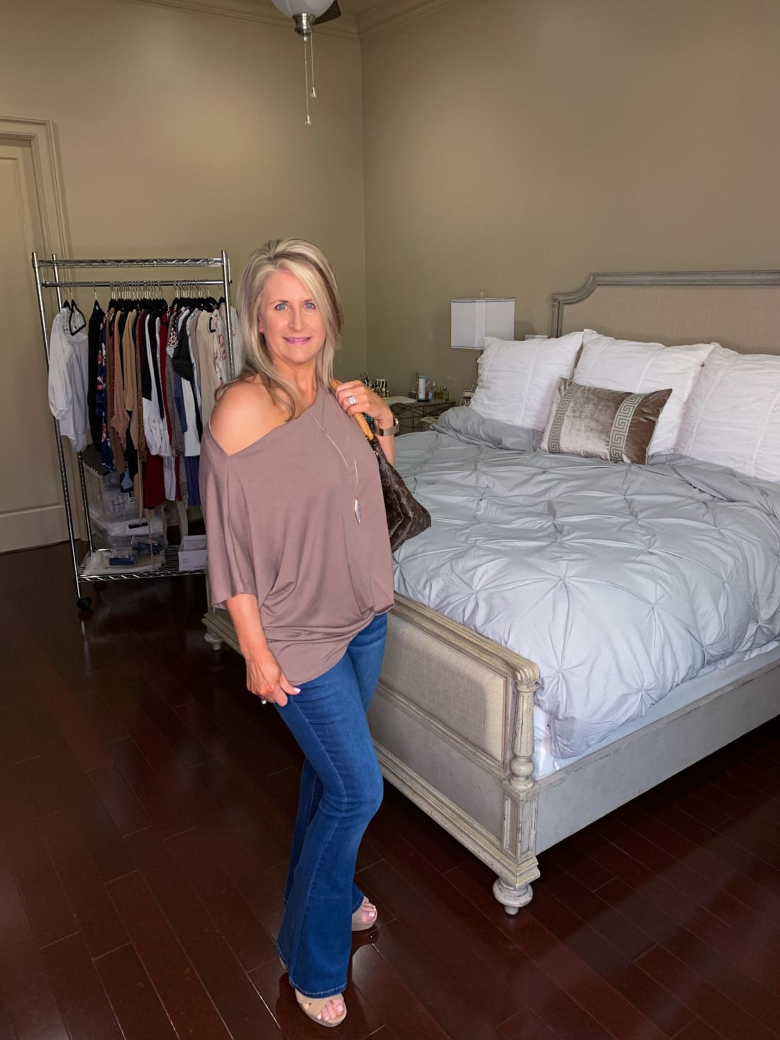 One Shoulder Knot Front Casual Loose Fitting Sexy Top