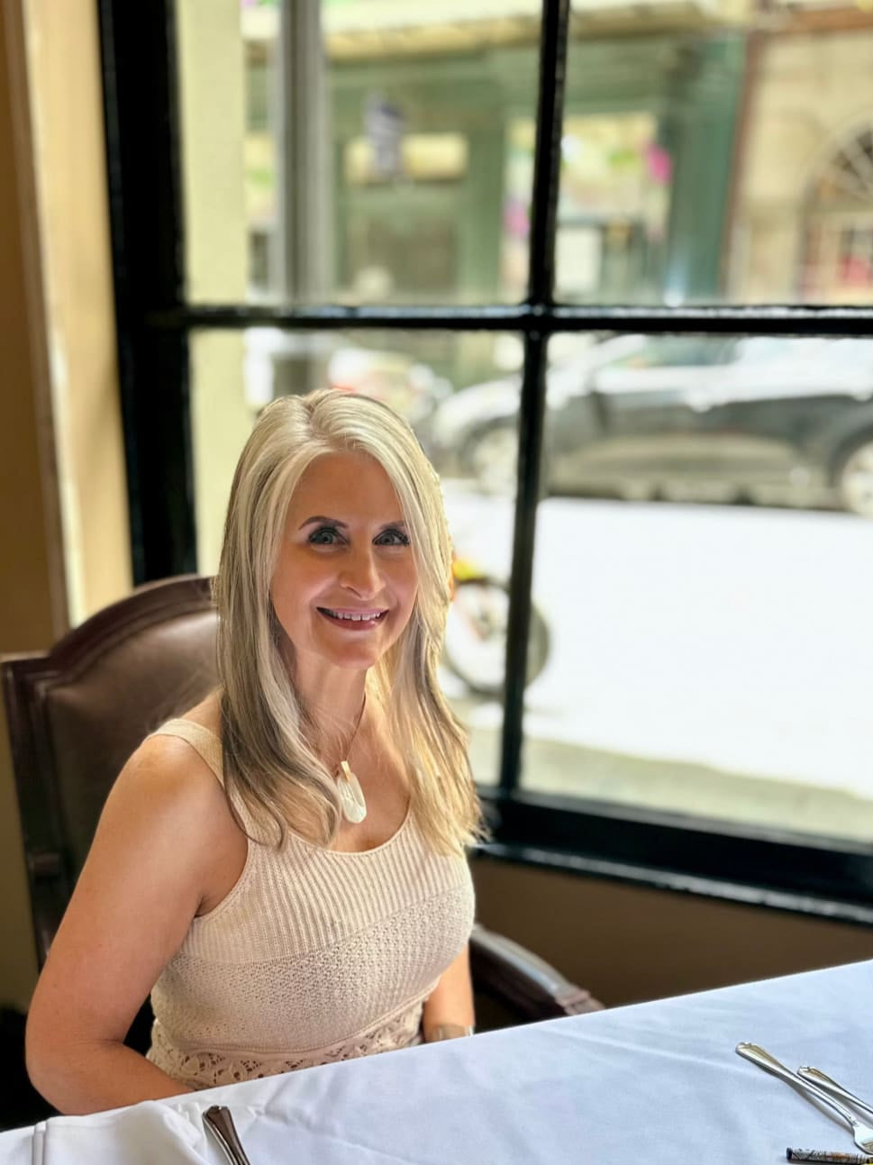 Day Dancing Ruffle Knit Tank Top