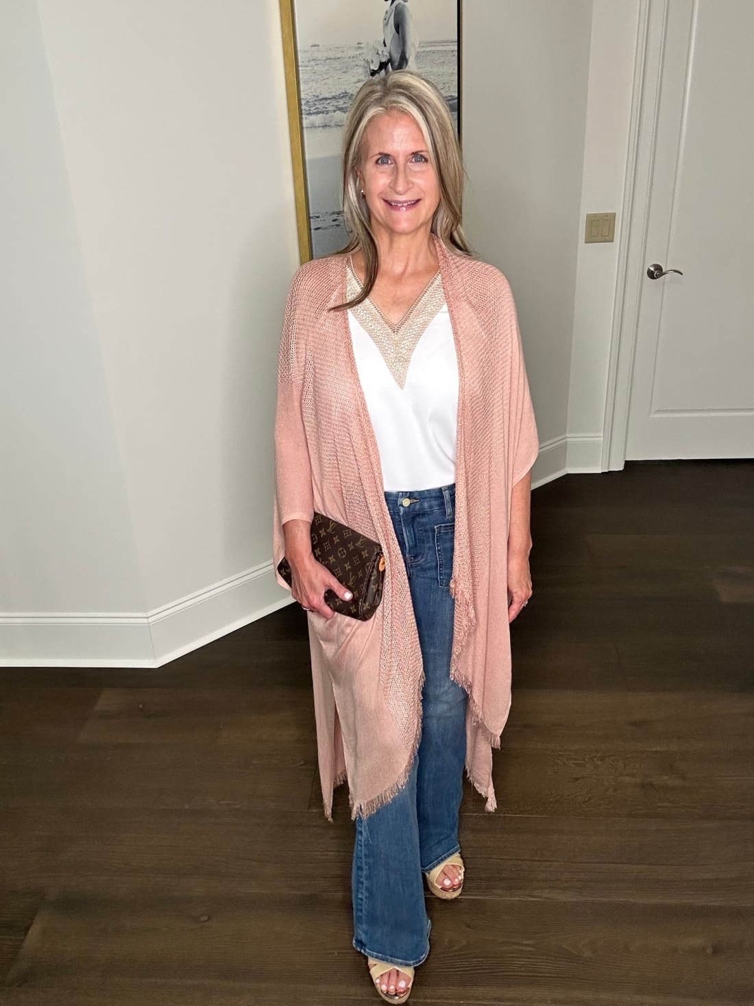 Savvi Ada Kimono in Blush - OS - Sample NWOT