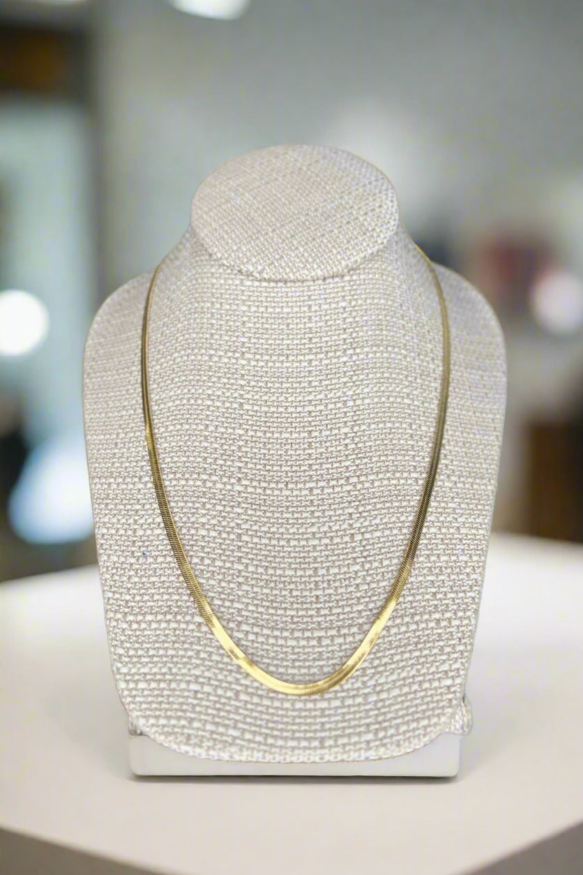 Sheer Perfection Snake Chain Necklace