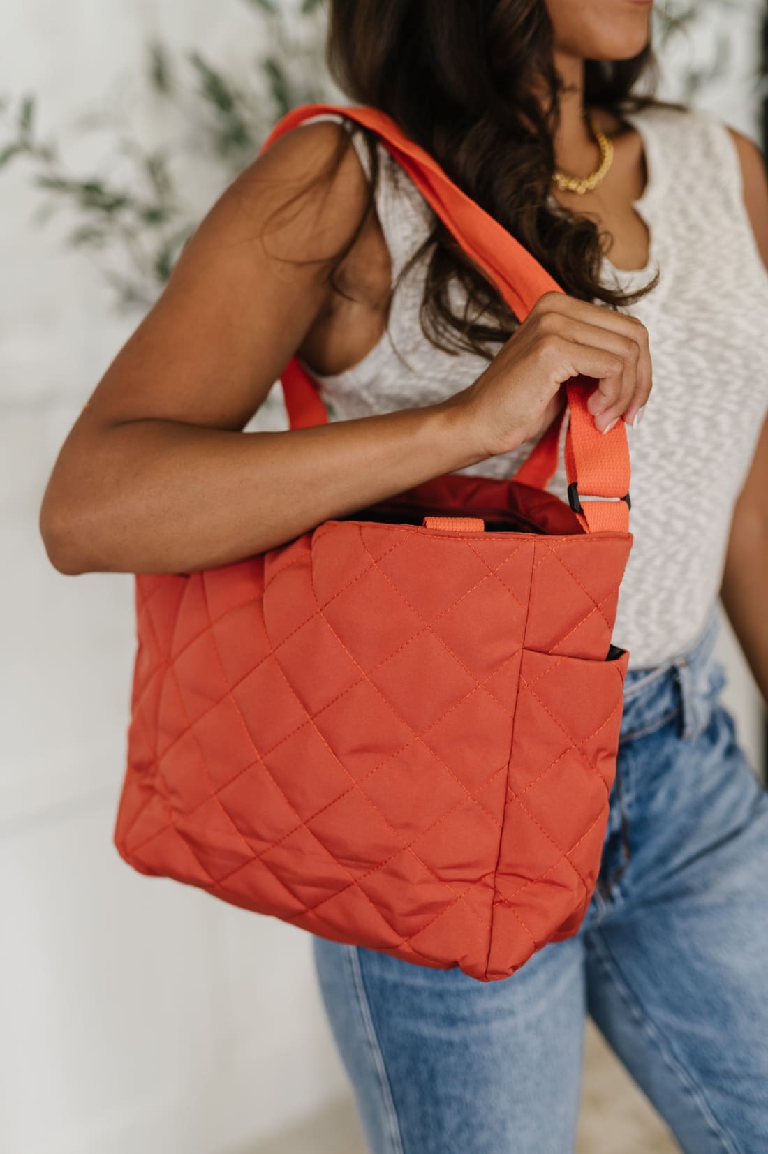 There She Goes Bag in Tomato