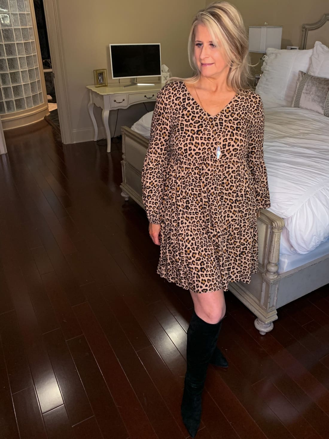 Boho Tiered Tunic Dress - Several Colors