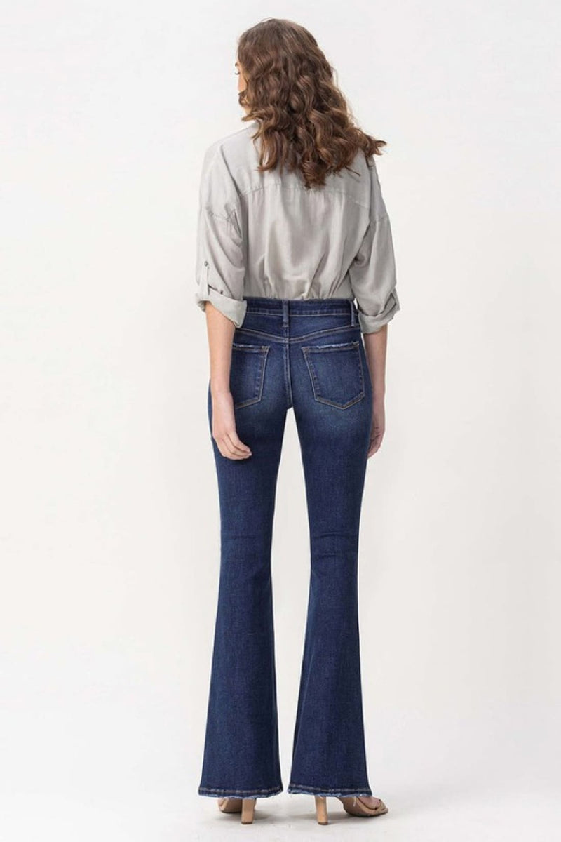Lovervet Full Size Joanna Midrise Flare Jeans | jeans