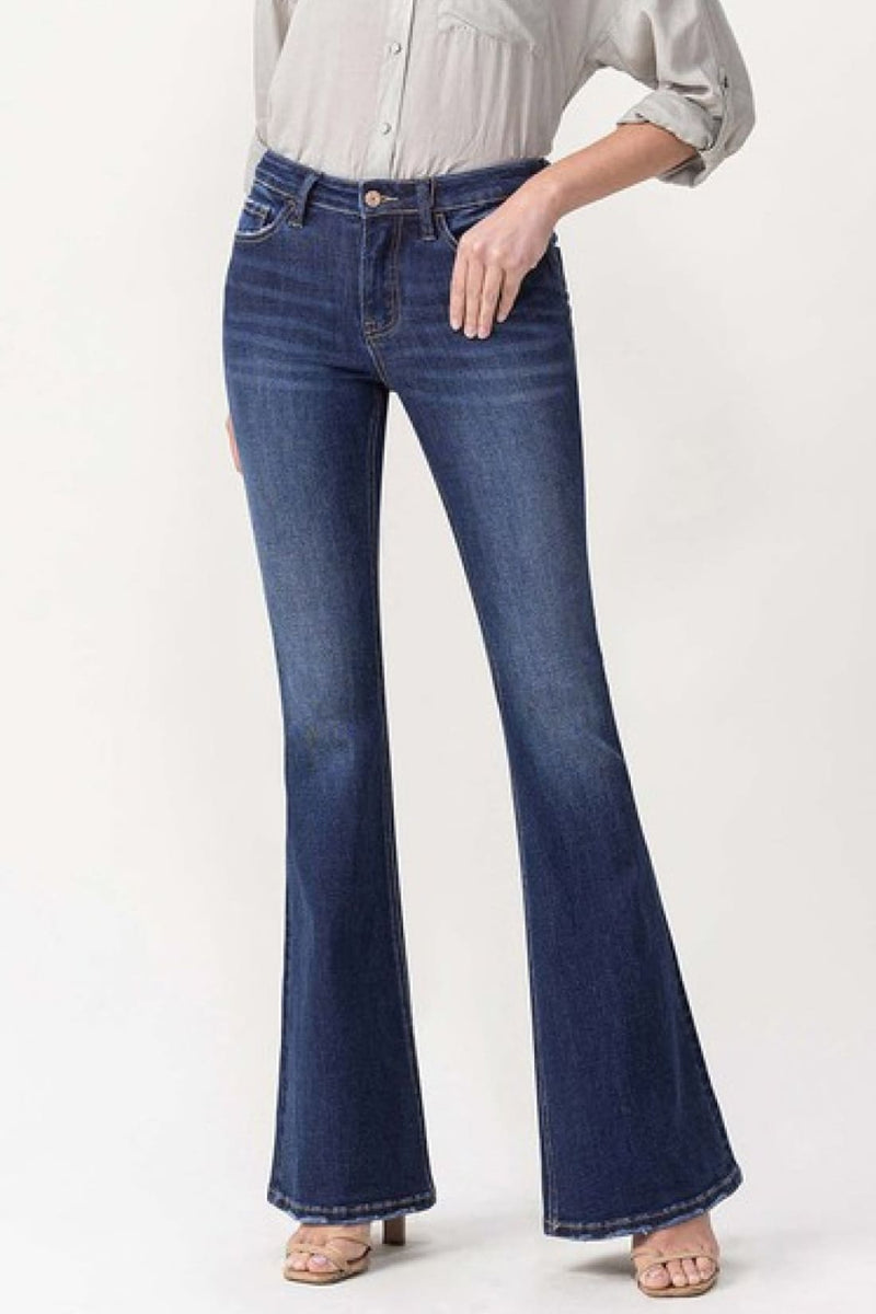Lovervet Full Size Joanna Midrise Flare Jeans | jeans