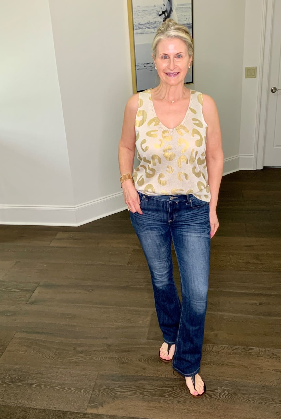 Luxe Leopard Sleeveless Knit Tank