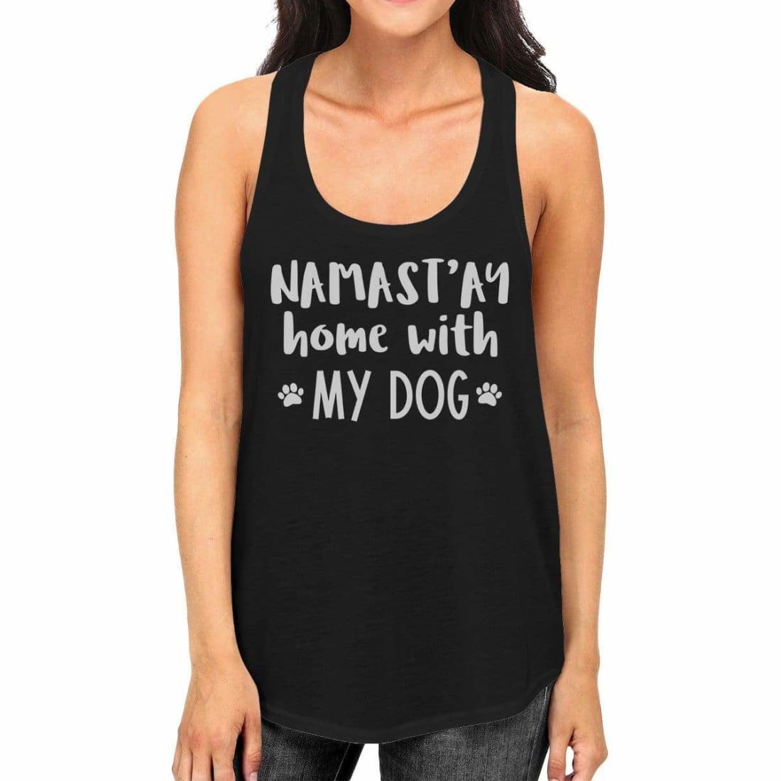 Namastay Home Womens Black Tank