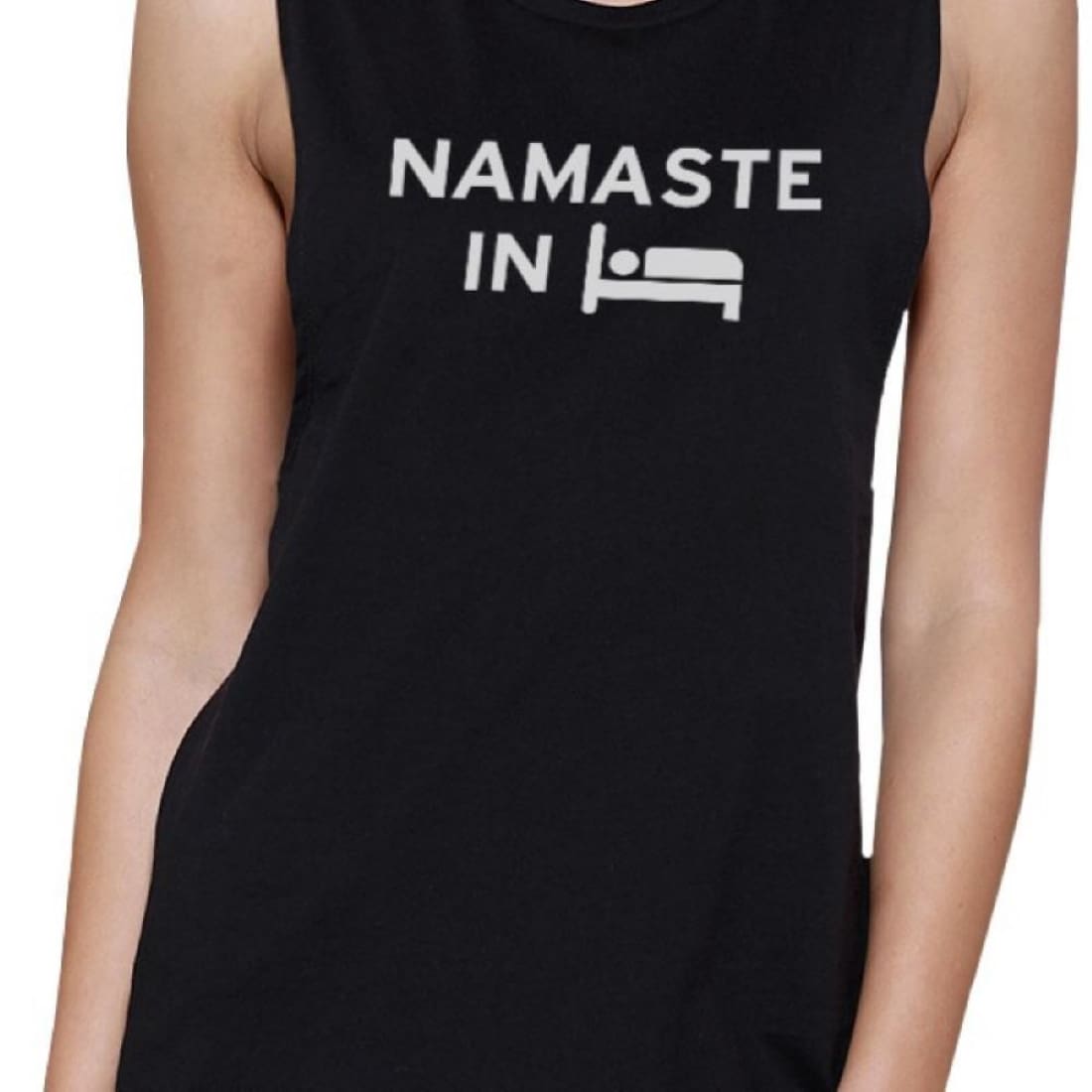 Namaste in Bed Muscle Tee