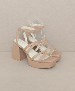 Talia Strappy platform heel | sandal