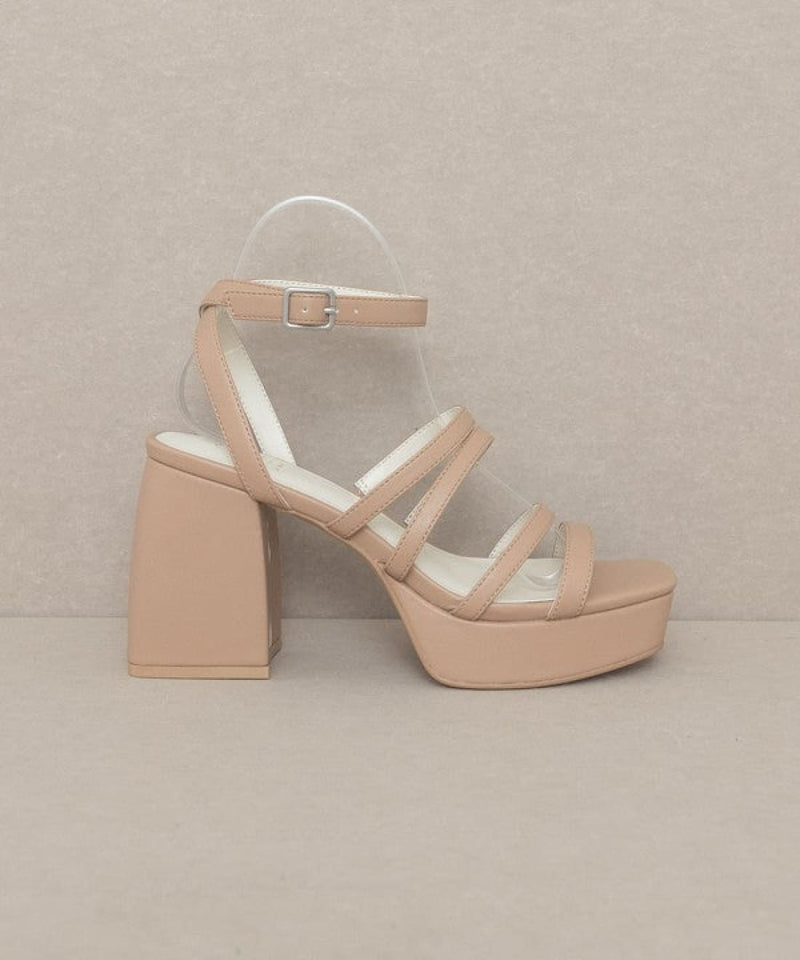 Talia Strappy platform heel | sandal