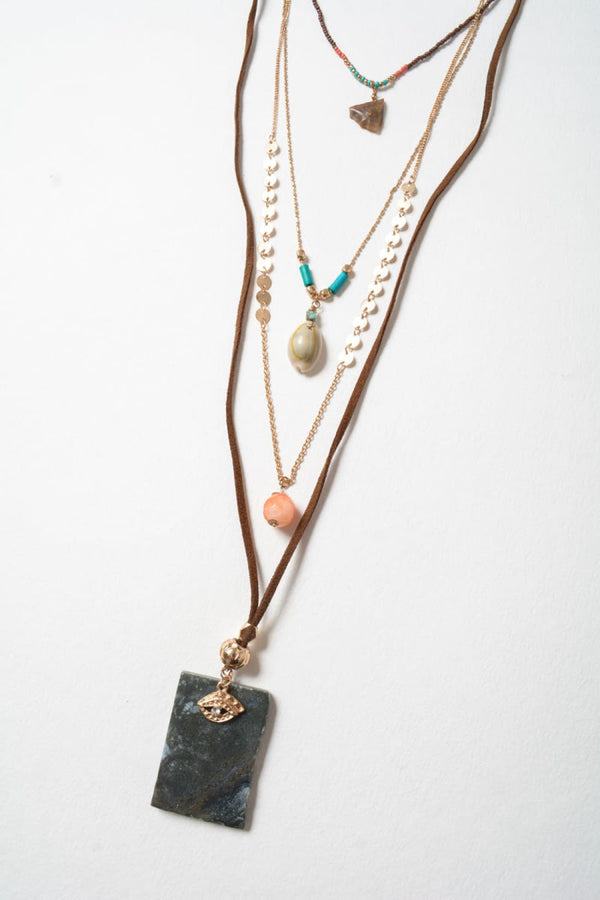 4 Layer Tablet Necklace | Necklace