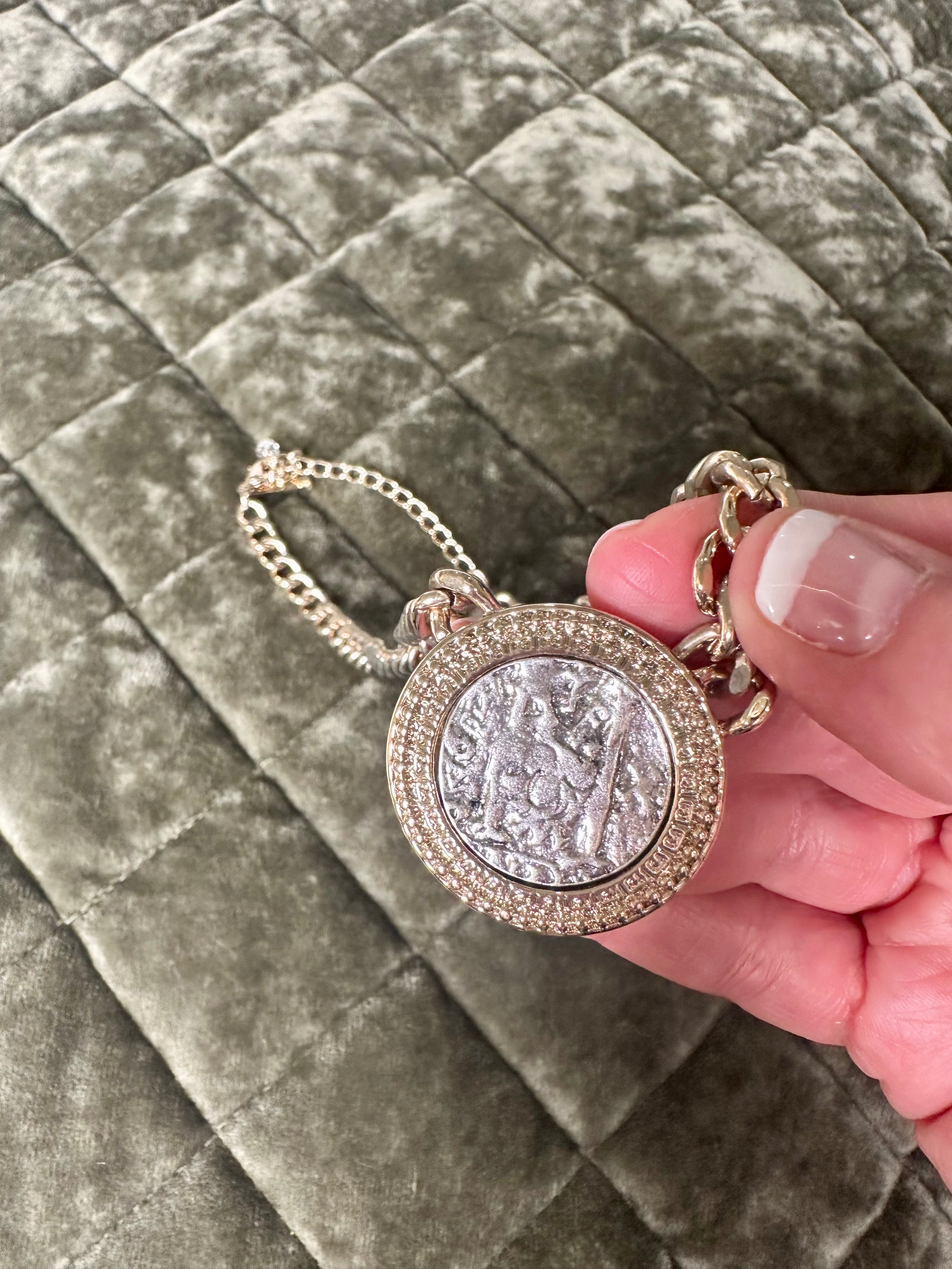 Coin Short Statement Necklace