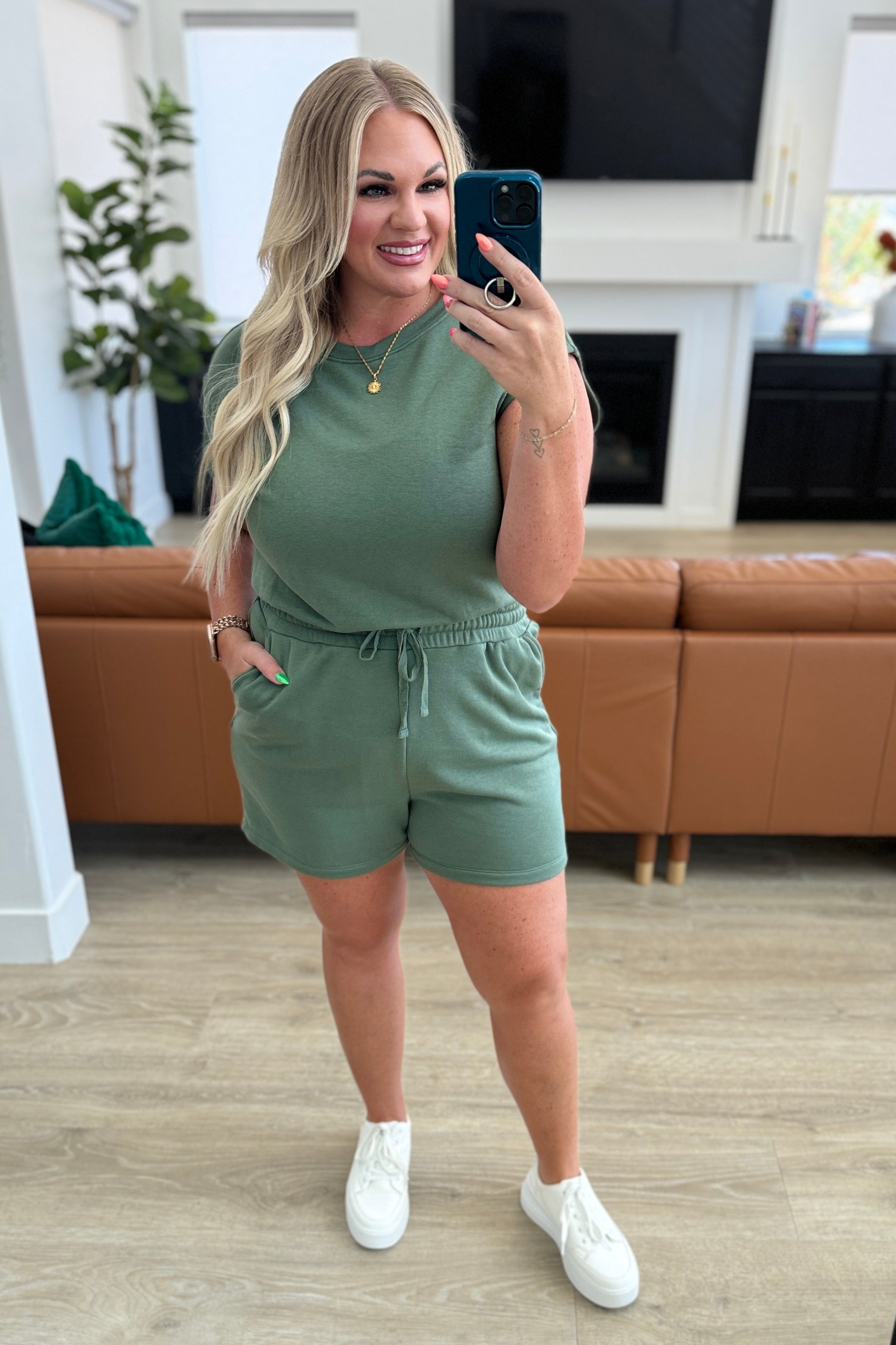 One More Rep Dolman Sleeve Romper | Jumpsuits & Rompers