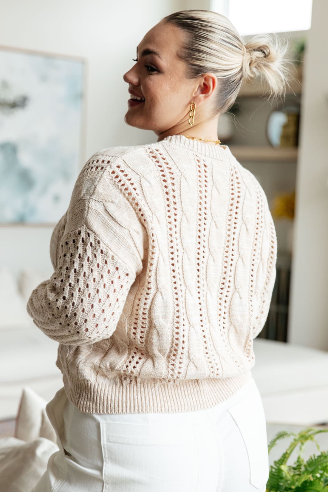 A Note of Thanks Cable Knit Sweater | Sweaters & Cardigans