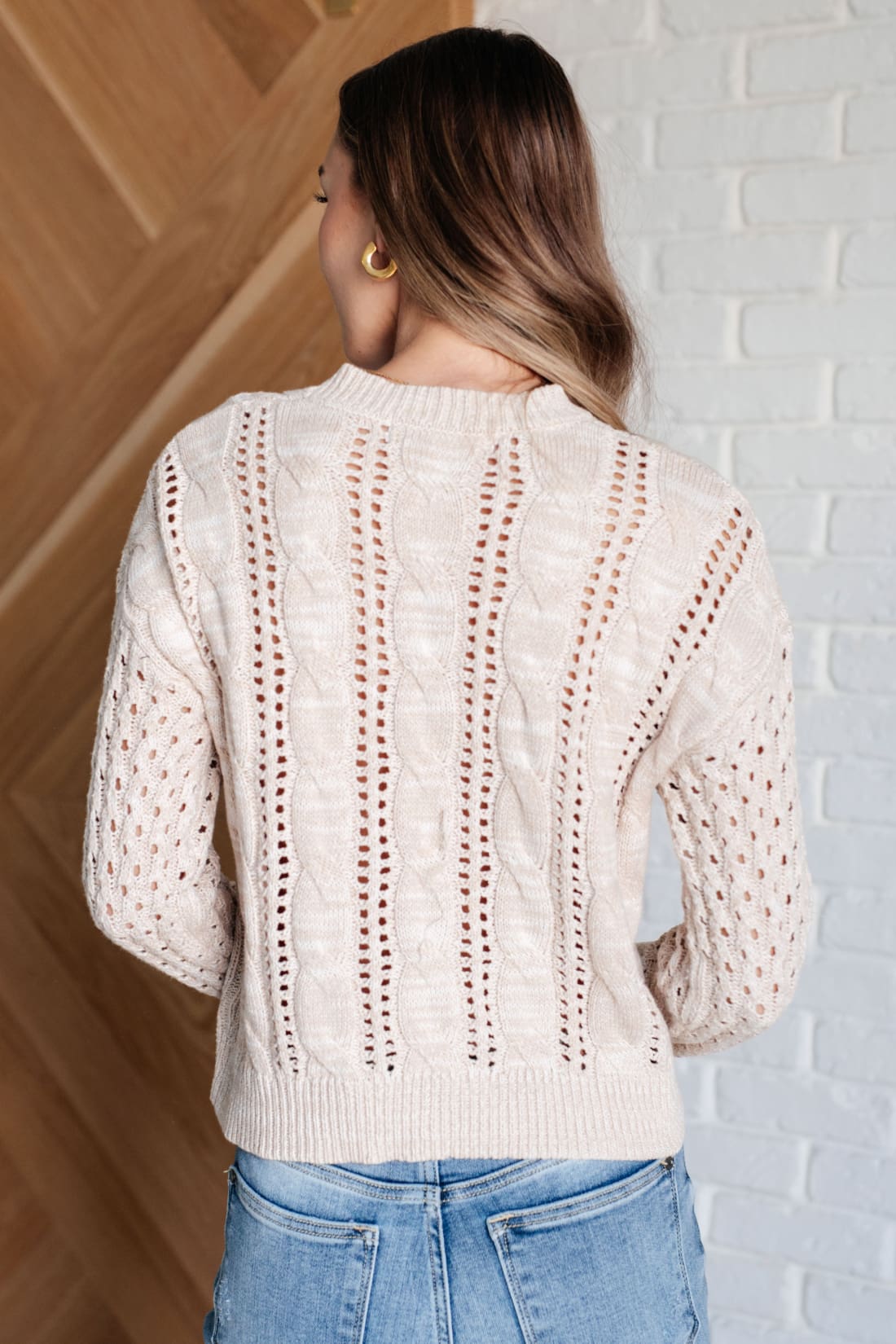 A Note of Thanks Cable Knit Sweater | Sweaters & Cardigans