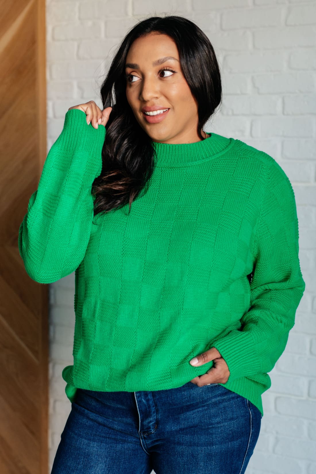 Holiday Green Pullover Sweater | Sweaters & Cardigans