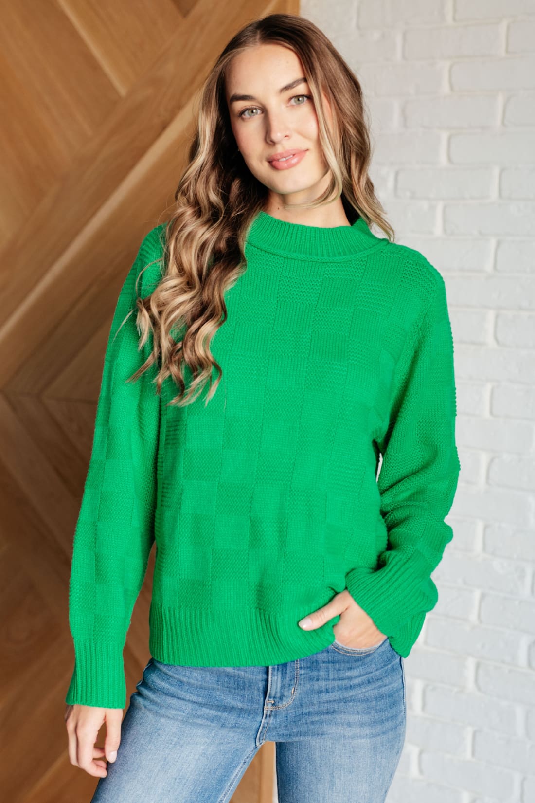 Holiday Green Pullover Sweater | Sweaters & Cardigans