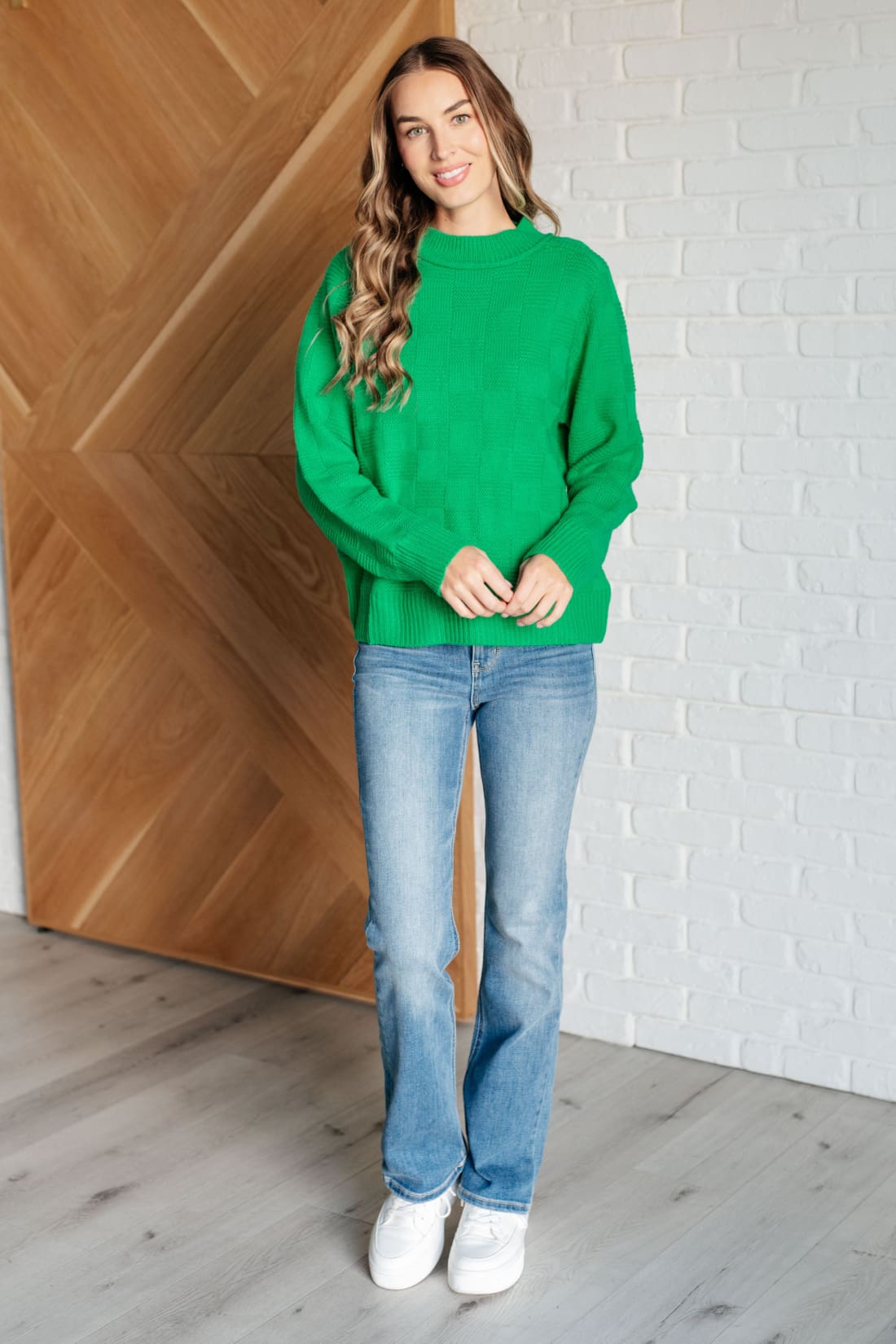 Holiday Green Pullover Sweater | Sweaters & Cardigans