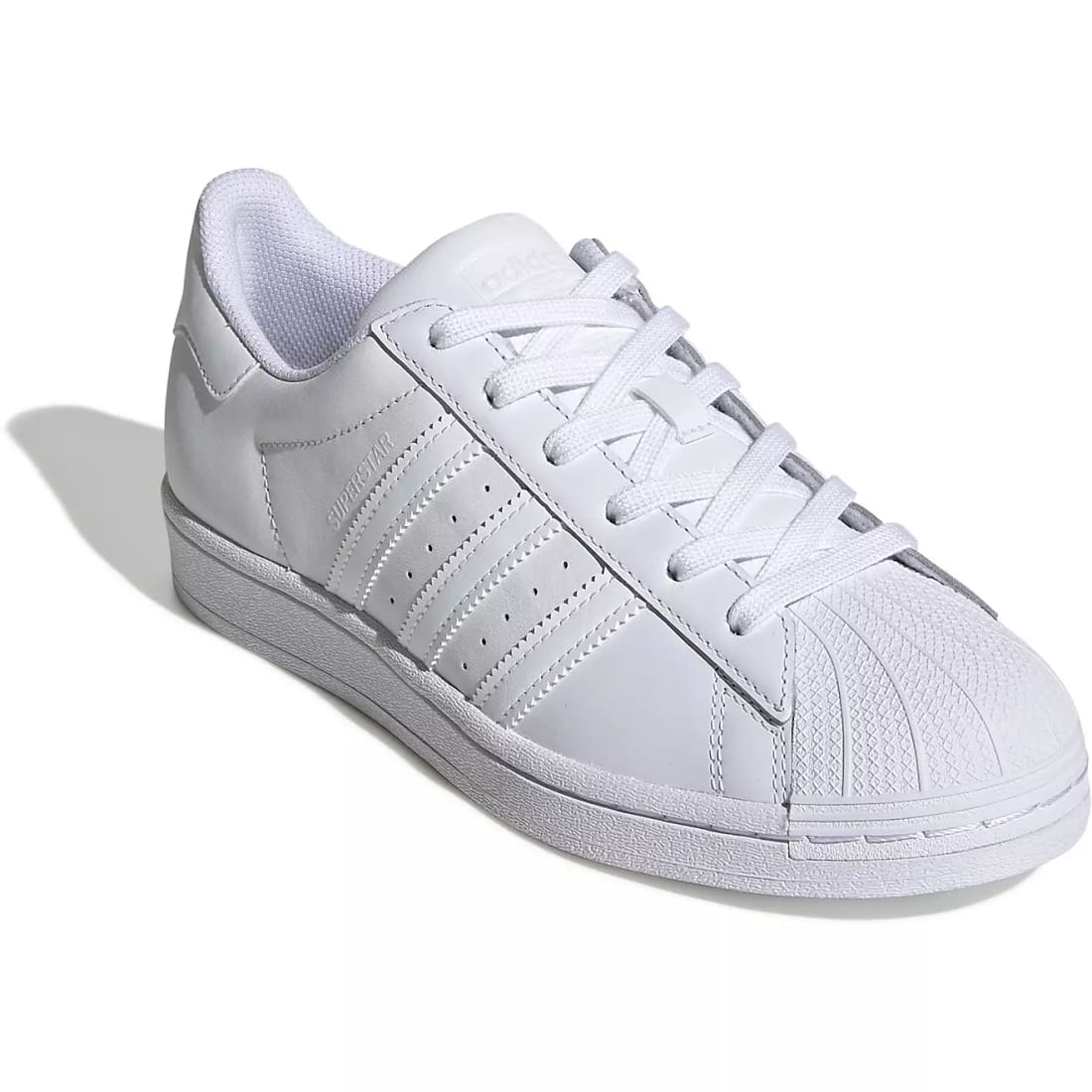 Adidas Superstar White Leather Sneakers Cloud White 9M New in Box | Sneakers