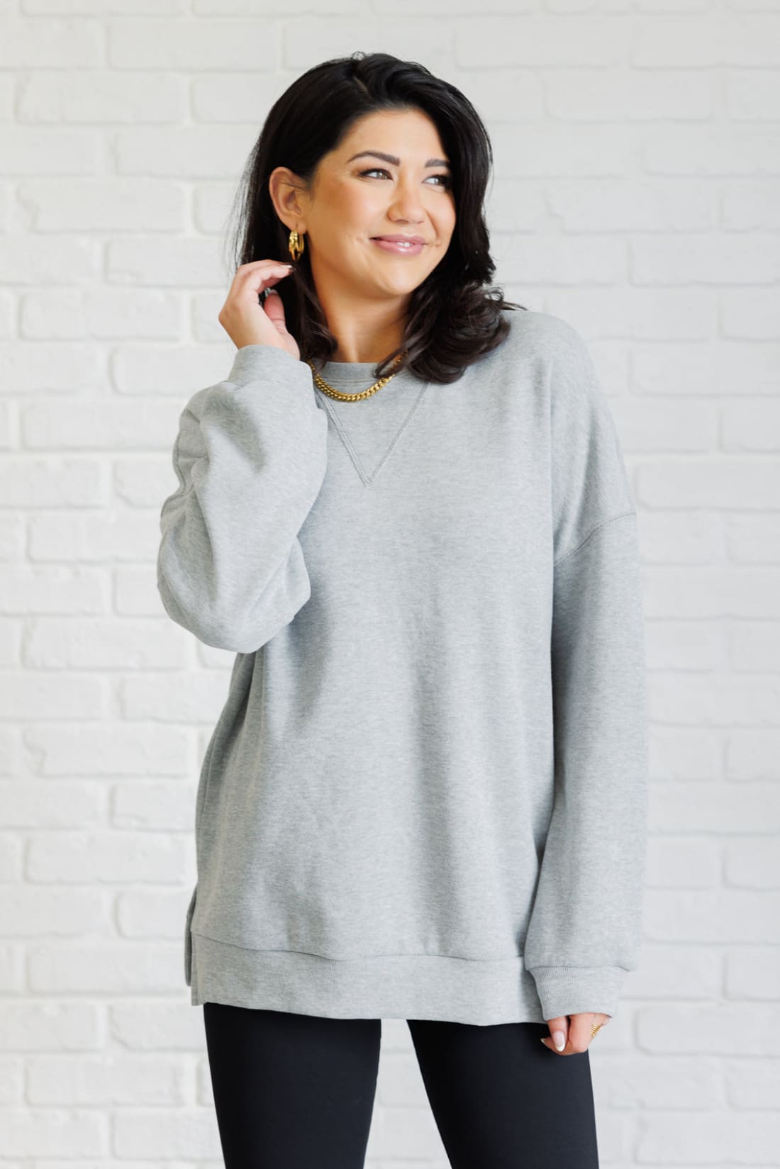 Adjust Your Expectations Relaxed Pullover | Tops