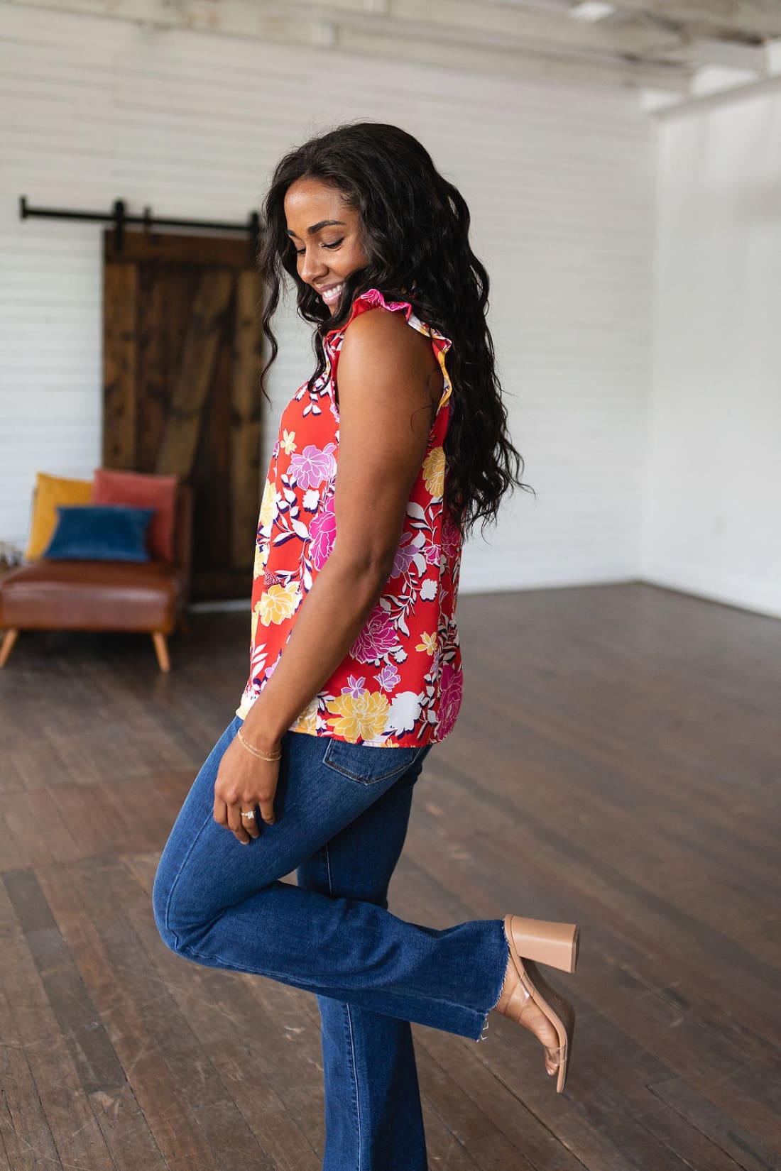 Among The Flowers Floral Top | Tops