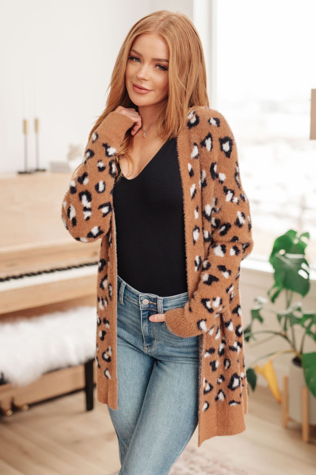 Animal Instinct Longline Cardigan | Layers