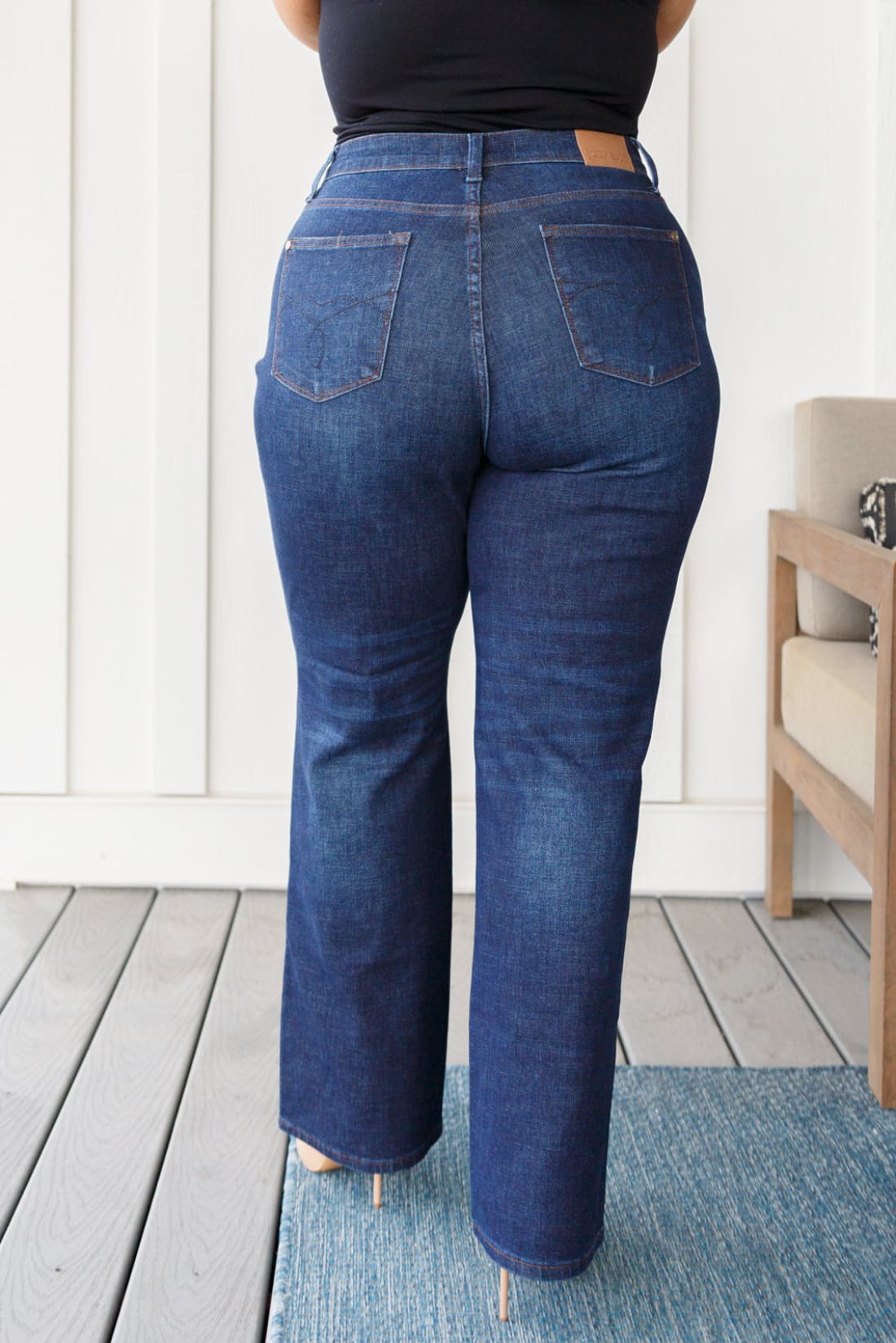 Arlo High Rise Button-Fly Straight Jeans | Women’s Jeans