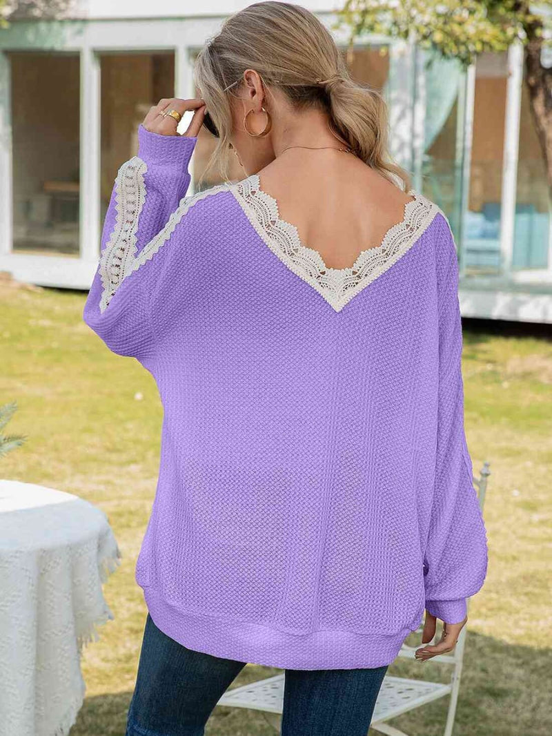 Ashley Lace Trimmed Top Pre Order