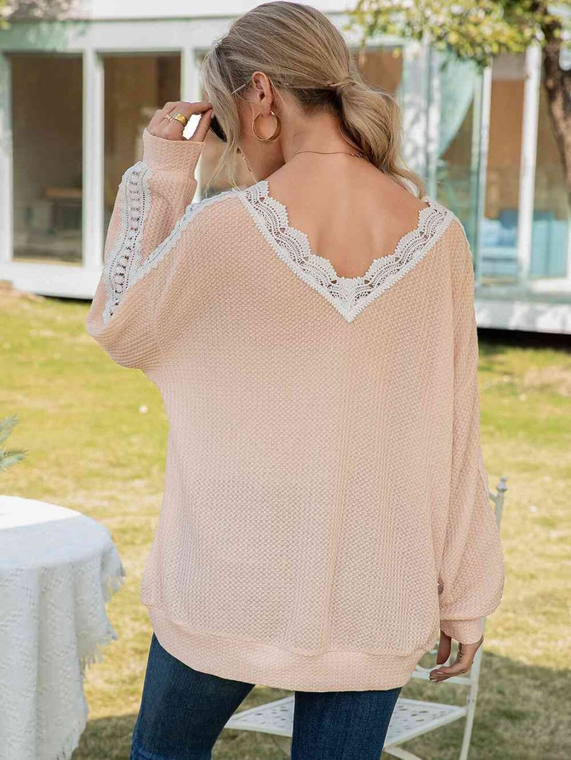 Ashley Lace Trimmed Top Pre Order