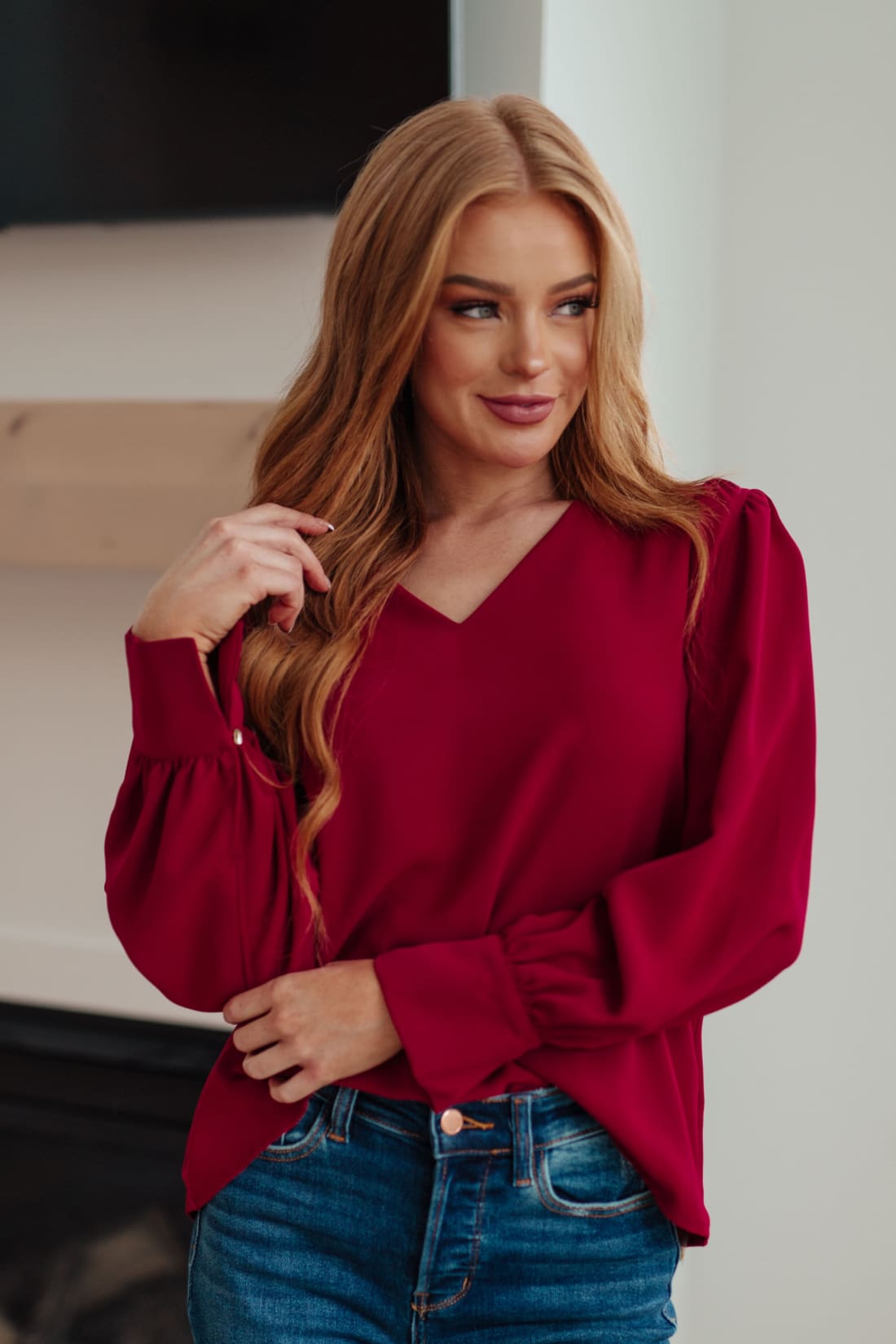 Back in Business V-Neck Blouse | Blouses & Shirts