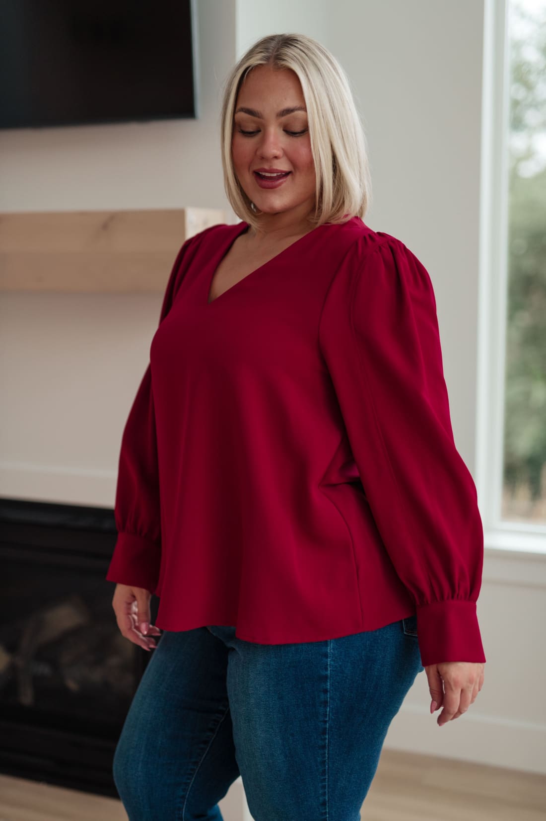 Back in Business V-Neck Blouse | Blouses & Shirts