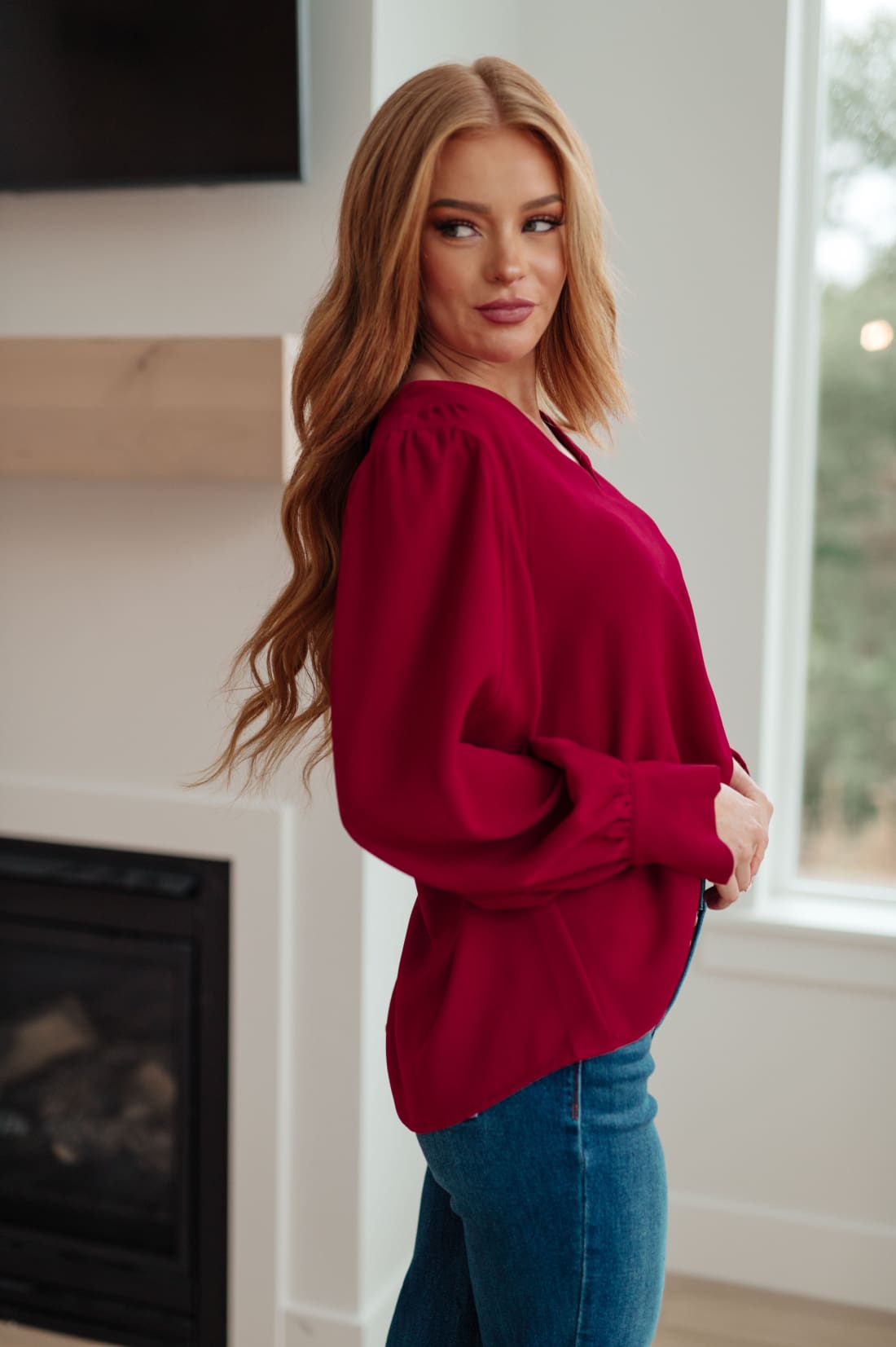 Back in Business V-Neck Blouse | Blouses & Shirts