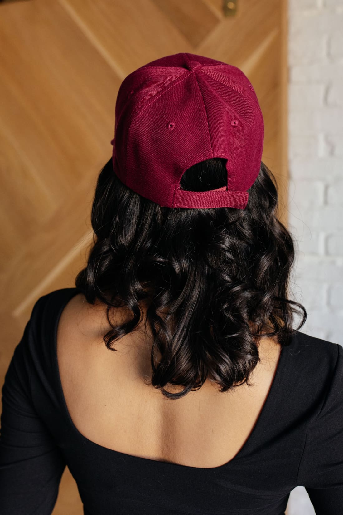 Basic Babe Ball Cap in Wine | Caps & Visors