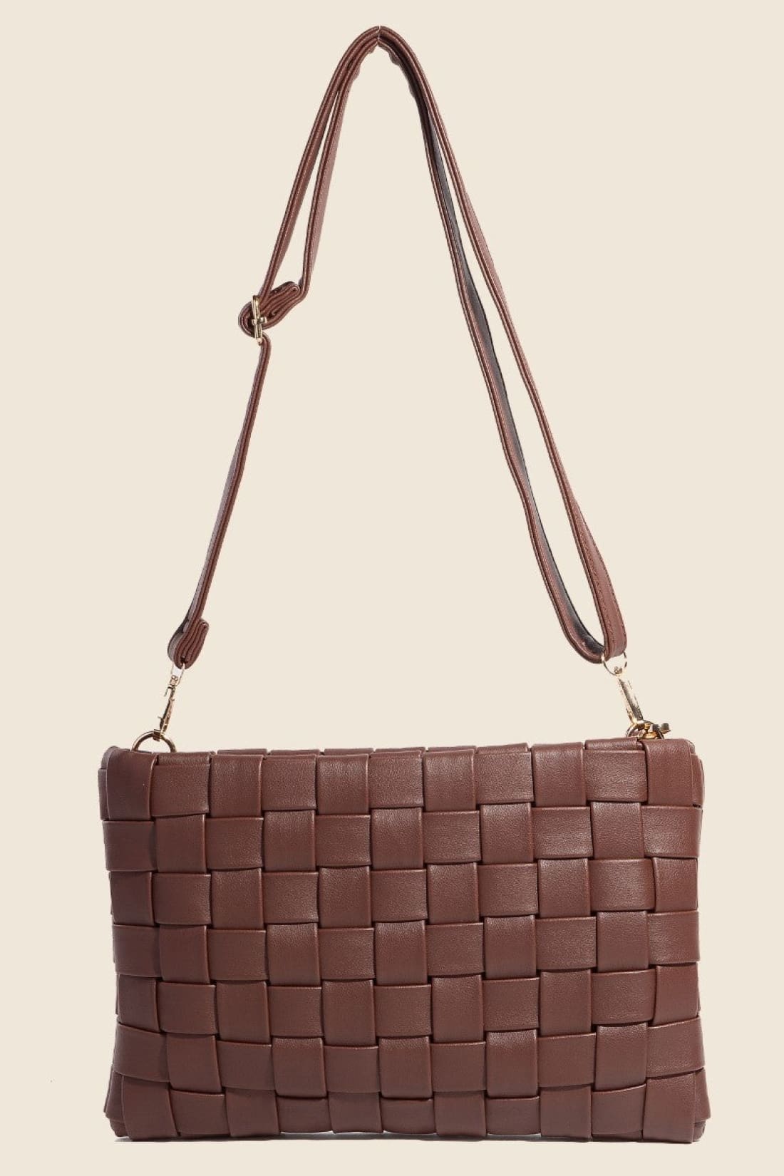 Basket Weave Crossbody Bag