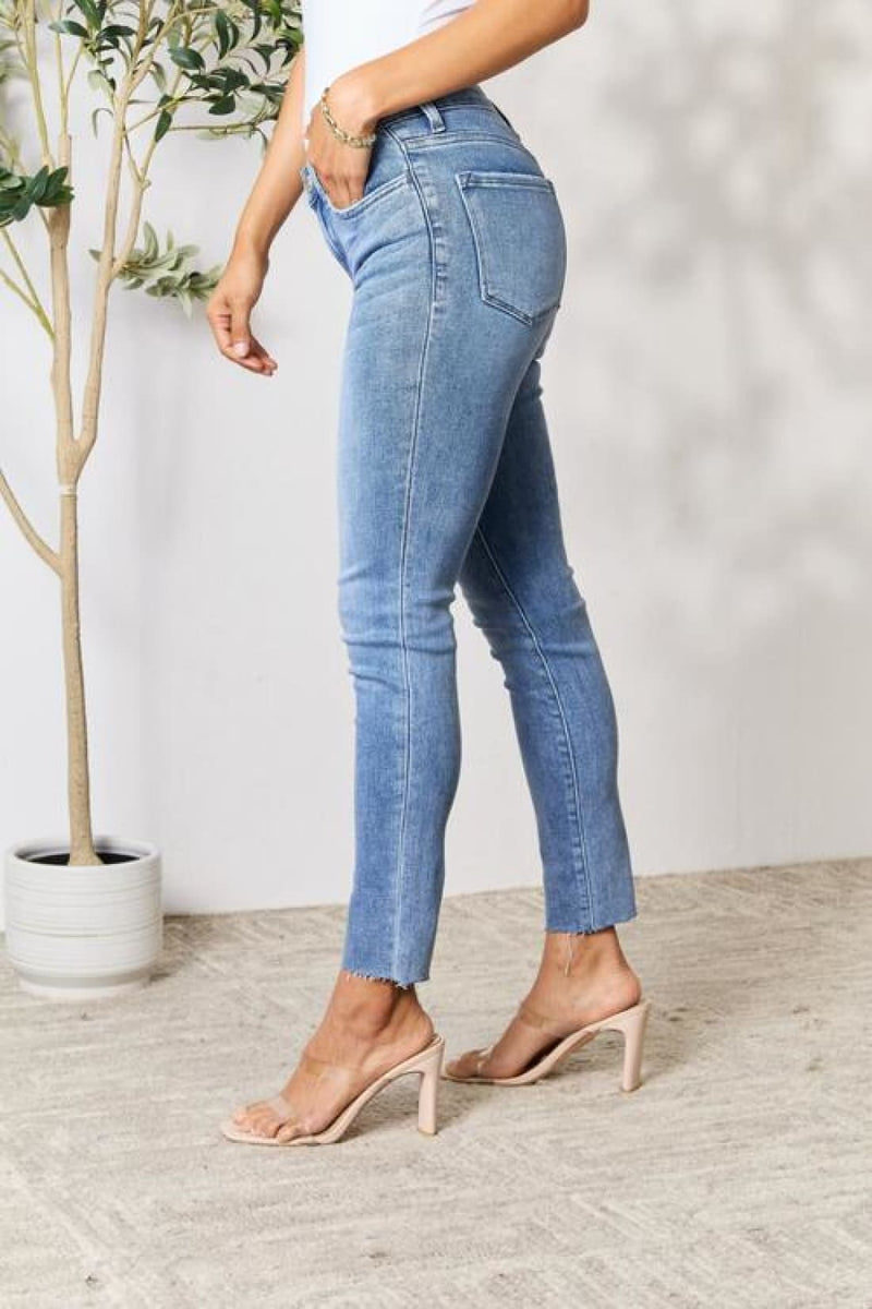 BAYEAS Raw Hem Skinny Jeans | Women’s Jeans