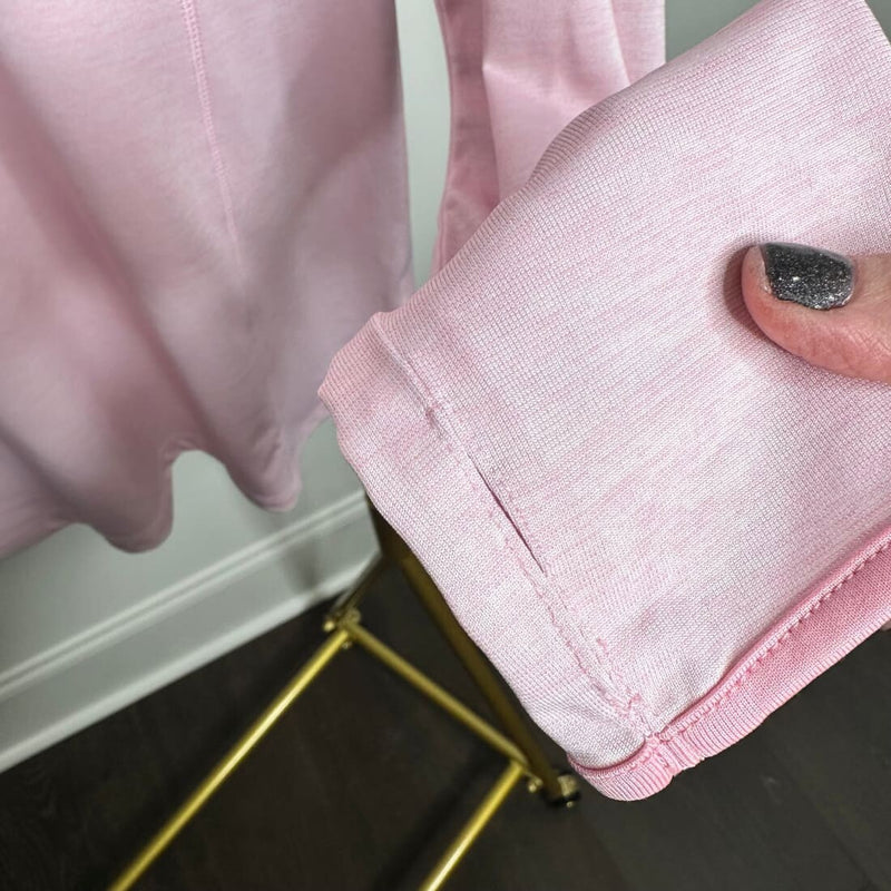 BCG Pink Athletic Top with Thumbholes Size Large - NWOT