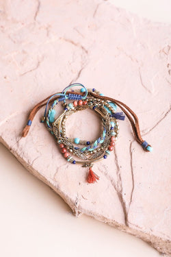 Beaded Suede Bracelet | Jewelry