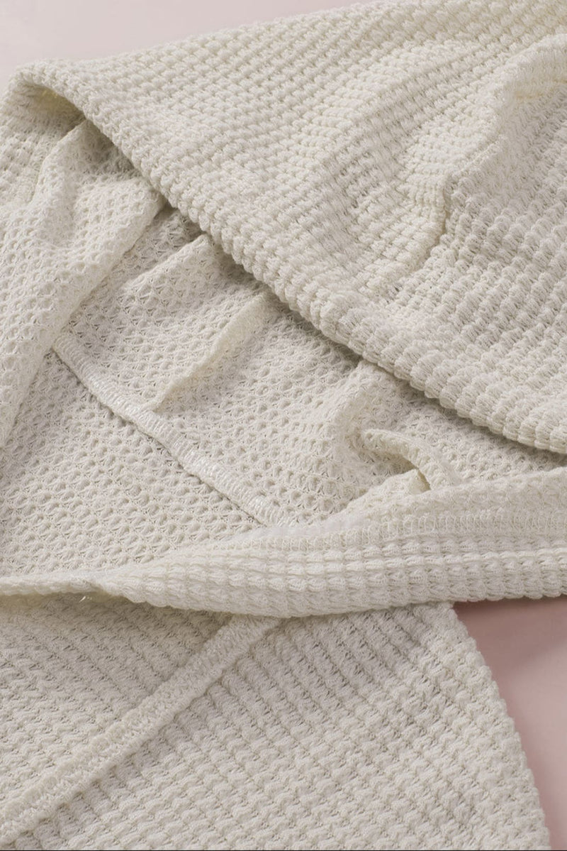 Don’t Waffle About Waffle Knit Hoodie
