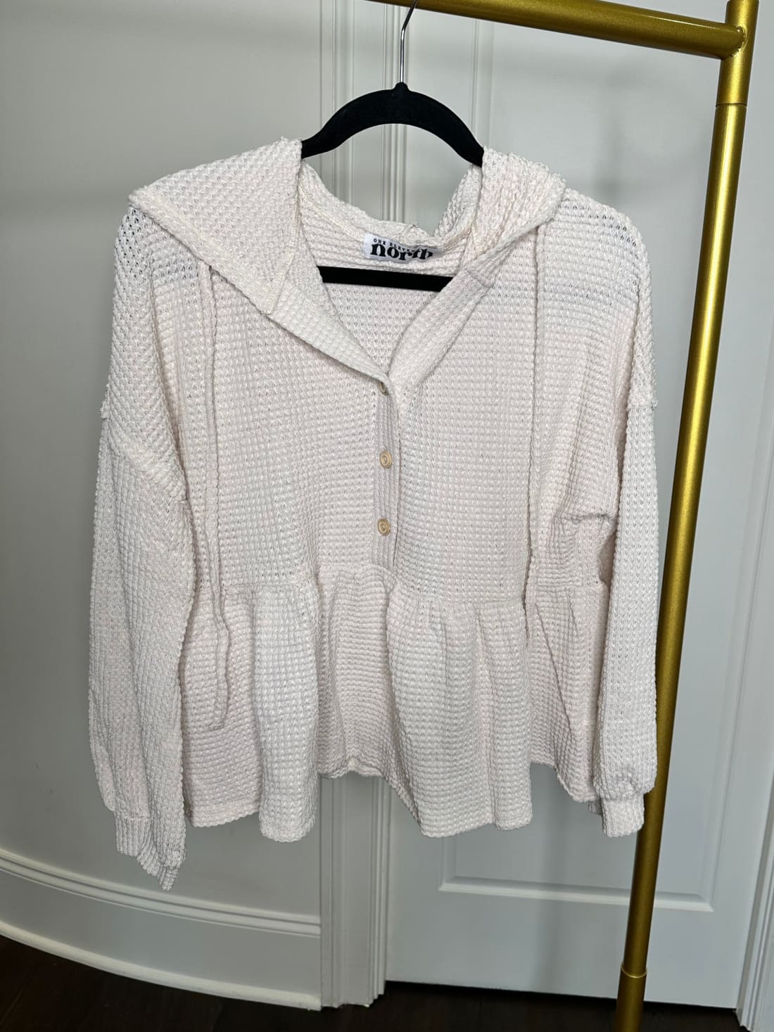 Don’t Waffle About Waffle Knit Hoodie