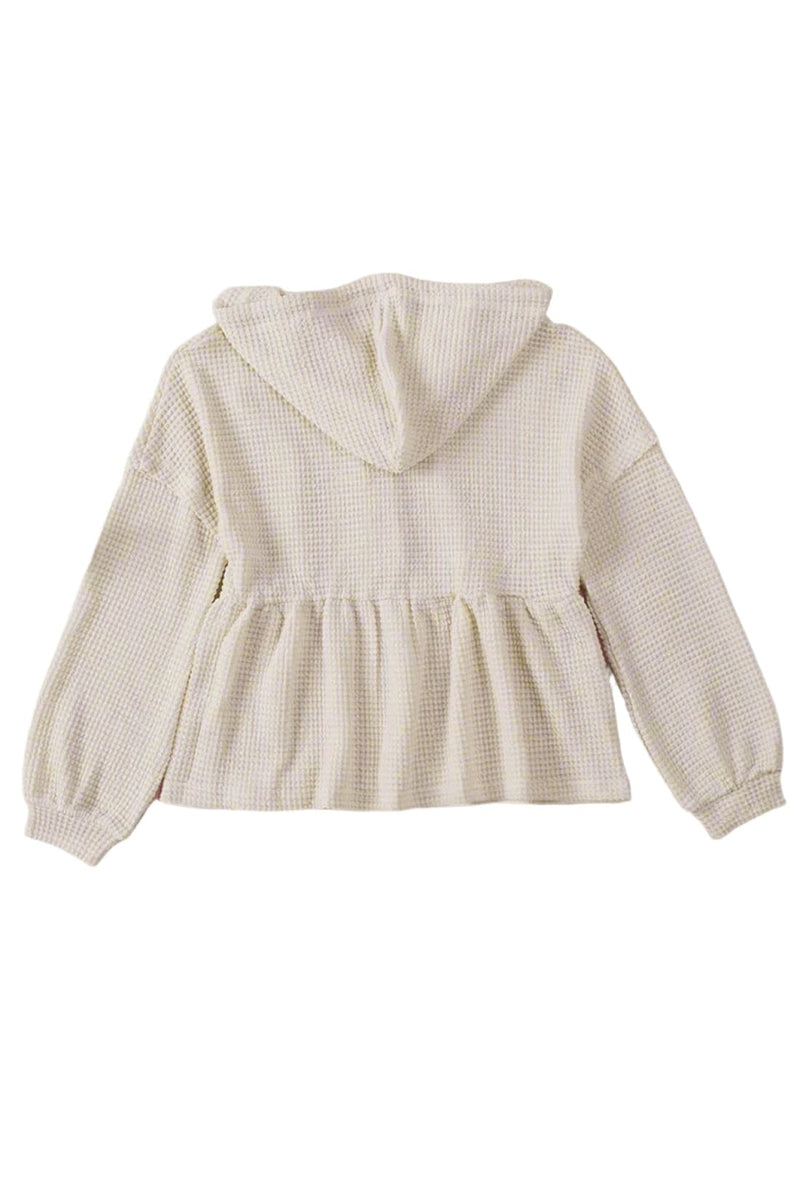 Don’t Waffle About Waffle Knit Hoodie